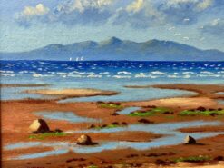 The Outer Hebrides Superb Scottish Oil Painting, Beach & Coastal Seascape
