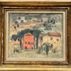 Follower of Matisse, 1900-1999 French Oil Pink House in South of France