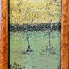 Colourful Modern British Painting Blossom Trees Polka Dots