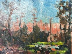 Bright Colour French Impressionist Oil Landscape