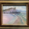 Contemporary French Impressionist Oil Rocky Coastline Sea Scape Beach