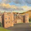 HolyRood Palace Scotland Royal Palace in Edinburgh Original Oil Painting