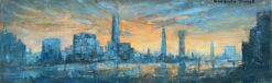 BARBARA DOYLE (B.1917) ORIGINAL MODERN BRITISH OIL PAINTING - LONDON BRIDGE