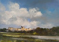 Maurice Crawshaw (b.1947) Signed Impressionist Oil - Clouds over Countryside