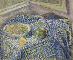 Mid 1900-1999 French Post-Impressionist Oil Kitchen Table Interior Still Life