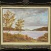 Vintage Scottish Highland Loch Scene, Loch Garry Inverness, signed oil