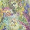 FRANCINE BRANIARD - HUGE FRENCH SURREALIST SIGNED OIL - FANTASY FIGURES