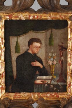 1700 - 1799 Italian Old Master Fine Portrait of St. Nicholas