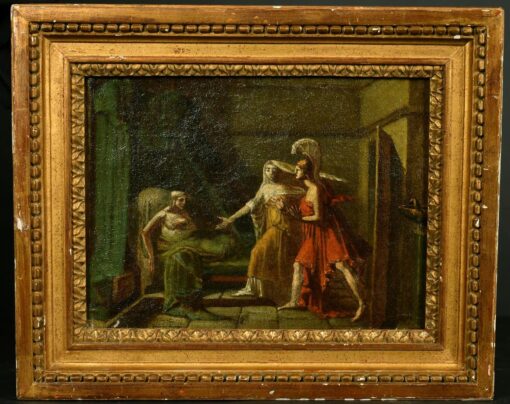 ATTRIBUTED TO ANTOINE FELIX BOISSELIER (1800-1899) FRENCH CLASSICAL FIGURES
