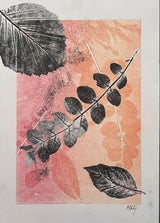Autumnal Color Acrylic Painting Contemporary British Autumn Leaves