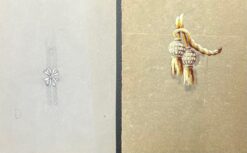 Original Parisian Vintage Jewelry Design Art by Van Cleef & Boucheron Designer