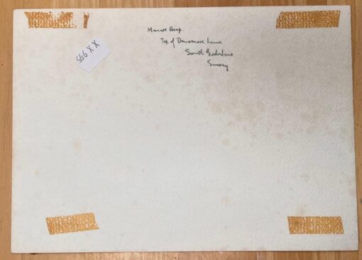 Finely Detailed British Watercolor Topographical the Top of Dunsmore Lane - Image 7