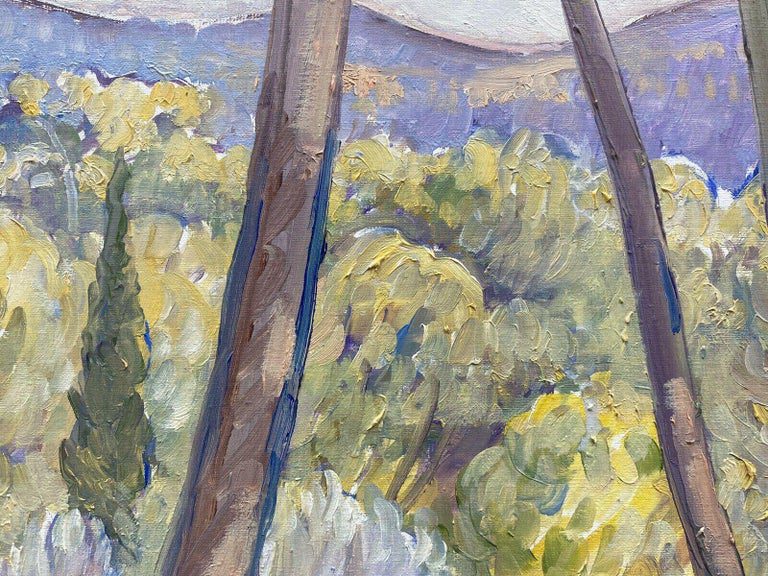 Robert Bouille Signed French Impressionist Provence Landscape Oil Painting - Image 3