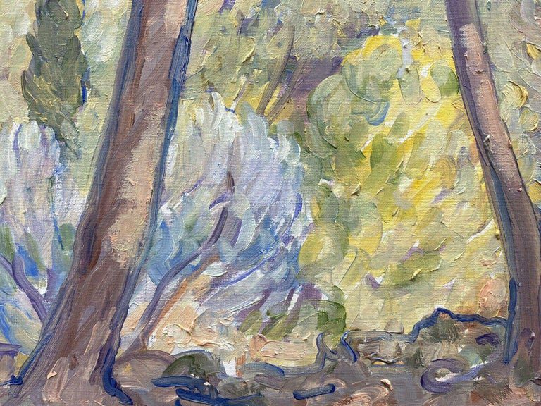 Robert Bouille Signed French Impressionist Provence Landscape Oil Painting - Image 4
