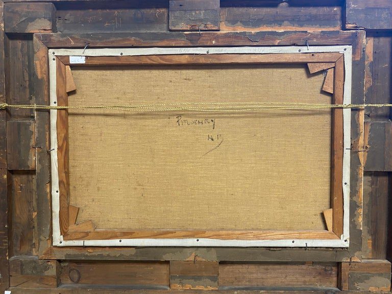 F E Jamieson Signed Scottish Highlands Pitlochry Oil Painting Gilt Frame - Image 6