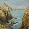 Coastal Scene with Rocky Cliffs and Blue Waters The Pointe du Van Brittany