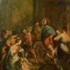 18th/1800-1899 French Old Master Oil Christ entering Jerusalem