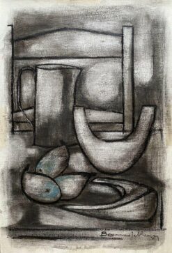 ROGER BONAFE (B.1932) ORIGINAL PAINTING FRENCH MODERNIST ABSTRACT STILL LIFE