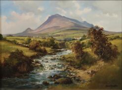 The Annalong River, Binnian Mountain, County Down, Ireland Oil Painting