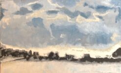 Parisian Abstract Expressionist Original Oil Painting -