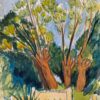1940's Provence French Landscape - Post Impressionist artist