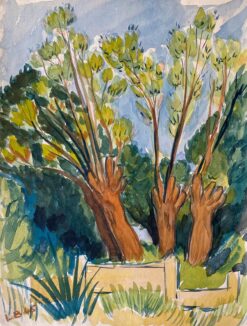 1940's Provence French Landscape - Post Impressionist artist