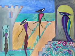 Mid 1900-1999 French Fauvist Painting - Amazing Colors - pupil of Andre Lhote