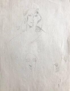 CARLOS CARNERO (1922-1980) ORIGINAL DRAWING BY FERNAND LEGER STUDIO WORKER