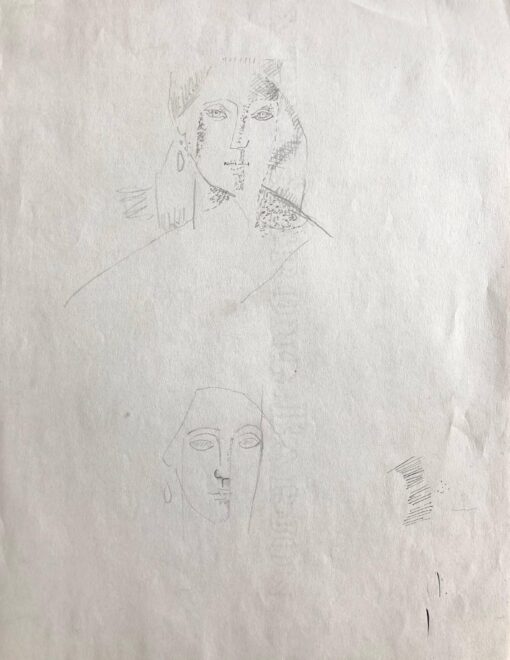 CARLOS CARNERO (1922-1980) ORIGINAL DRAWING BY FERNAND LEGER STUDIO WORKER
