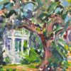Impressionist Oil Painting - The House In Beautiful Landscape