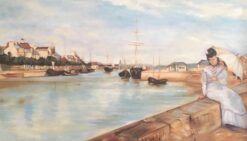 Elegant Lady by French River, Large Oil