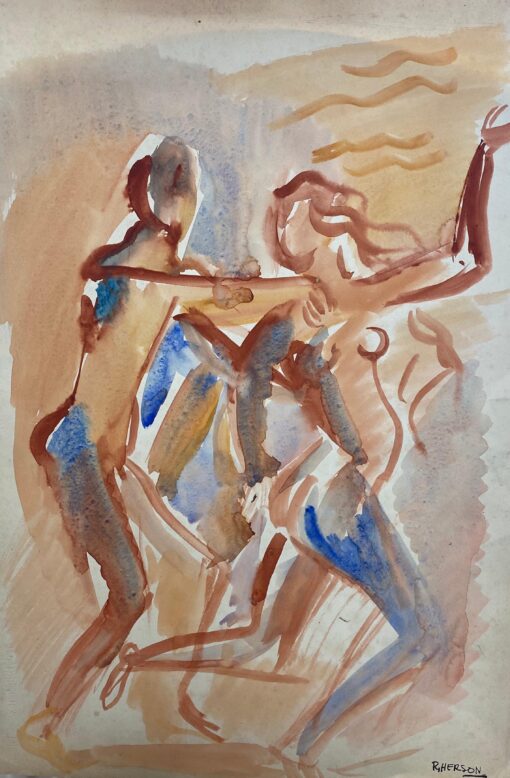 French Cubist Abstract Painting - Picasso influence - Signed