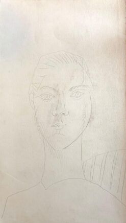 CARLOS CARNERO (1922-1980) ORIGINAL DRAWING BY FERNAND LEGER STUDIO WORKER