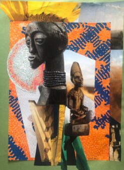 20th Paris School Collage Cutout Artwork Wonderful Interior Design options!