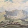 "Snowdon from Siabod", Impressionist Landscape, Original Oil Painting, Signed