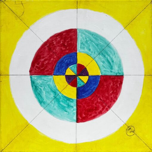 Abstract Geometric Composition, Modern British Painting