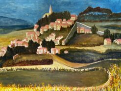 1950's Modernist/ Cubist Painting - Stunning French Landscape