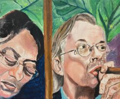 French Oil - Portraits of Cigar Smokers