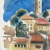 Provence Fishing Harbour French Expressionist Original Painting