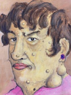 1960's French Portrait Character Caricature