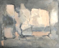 Parisian Abstract Expressionist Original Oil Painting -