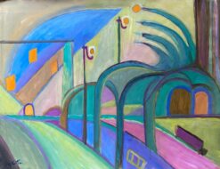 Mid 1900-1999 French Fauvist Painting - Amazing Colors - pupil of Andre Lhote