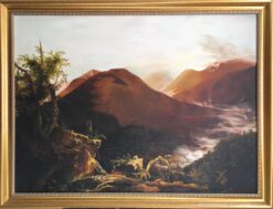 Sunrise in the Catskills Huge Oil Painting