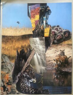 20th Paris School Collage Cutout Artwork Wonderful Interior Design options!