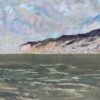 Mid 20th C. Irish Artist Watercolor - Leaving Madeira - Open Seascape