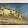 1950's Modernist/ Cubist Painting - French Building