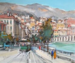 Monte-Carlo, Signed Oil Painting
