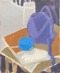1900-1999 German Modernist Oil Painting Still Life objects in Color