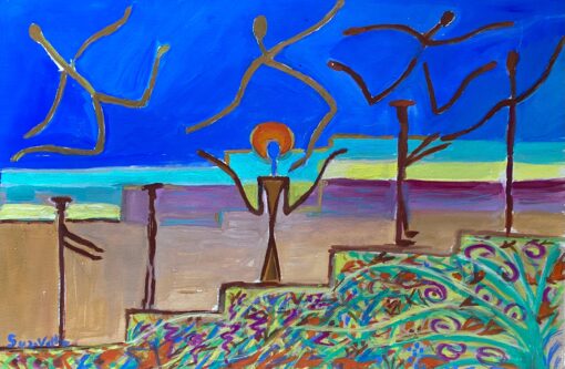 Mid 1900-1999 French Fauvist Painting - Amazing Colors - pupil of Andre Lhote