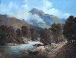The River Dee Aberdeenshire, Beautiful Scottish Highlands River Landscape, oil
